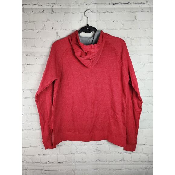 Women's Colosseum Red Gray OHIO STATE BUCKEYES Pullover Hoodie Sz M Stitched - Picture 4 of 4